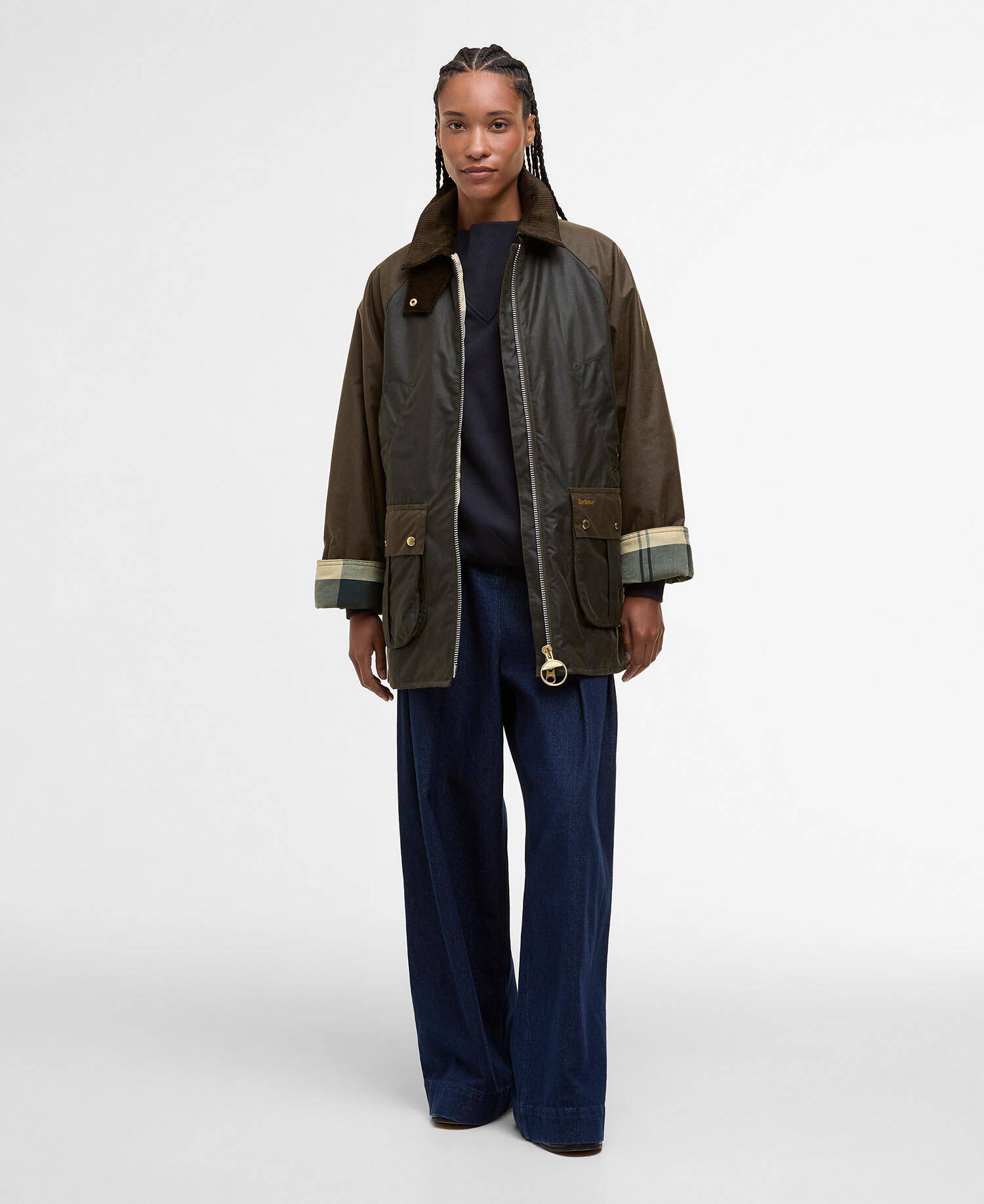 Kettlewell Waxed Jacket Archive Olive/Beech/Ancient Tartan image number 1