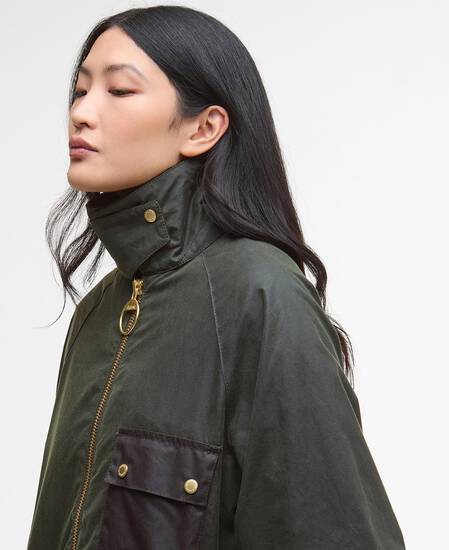 Wachsjacke Luella Fern/Ancient Tartan