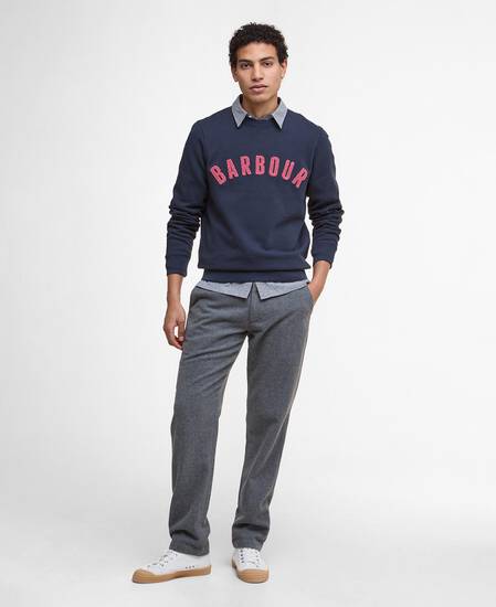 Prep Logo Sweatshirt Navy/Pink