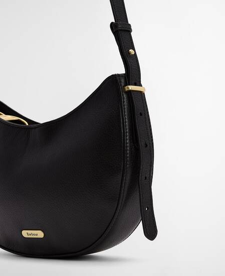 Sorrel Leather Sling Bag Black