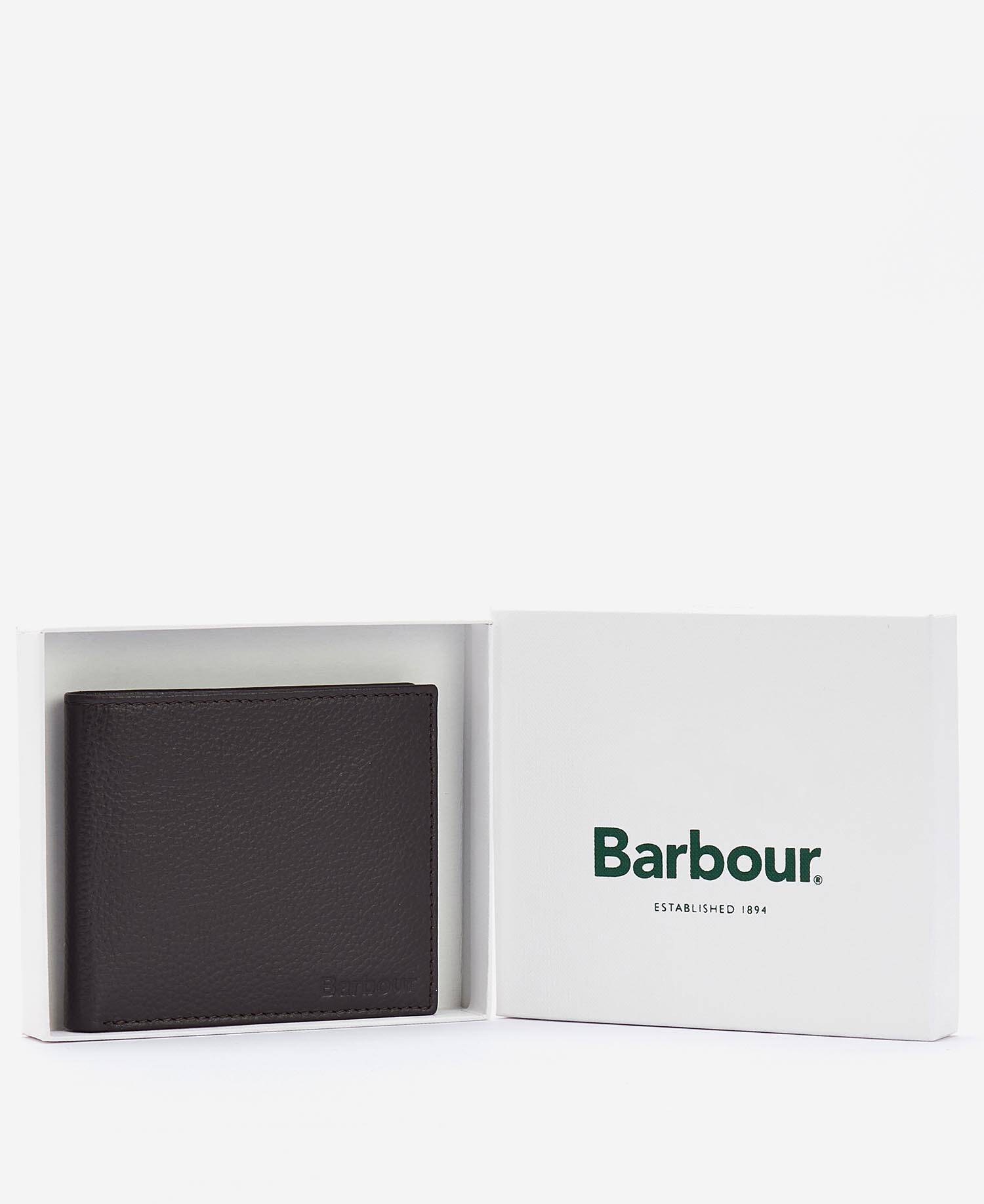 Amble Leather Billfold Wallet Dark Brown image number 1