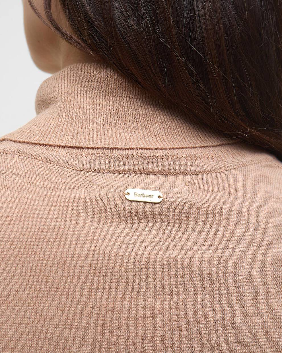 Maglione Corbridge a collo alto con risvolto