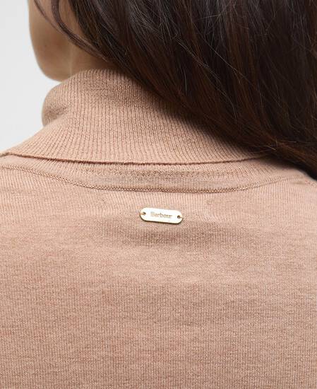 Corbridge Rollneck Jumper Pale Camel