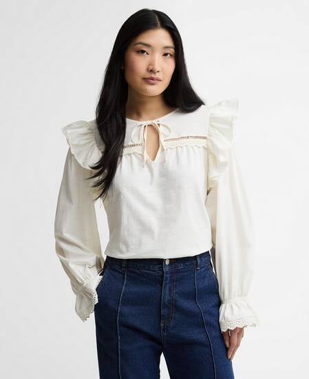 Blusa con dettagli arricciati Carleen Cloud