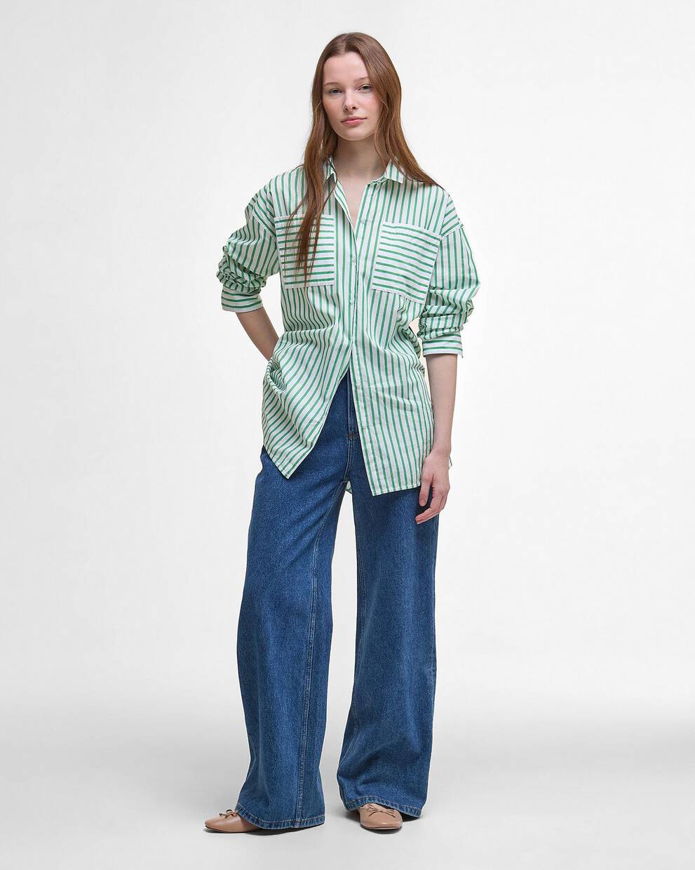 Nicola Striped Relaxed Long-Sleeved Shirt