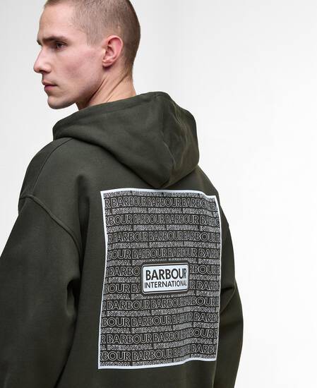 Lever Graphic Hoodie Sage