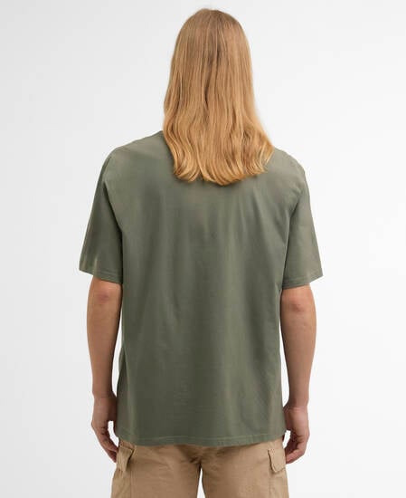 T-Shirt Links Oversized Green Slate
