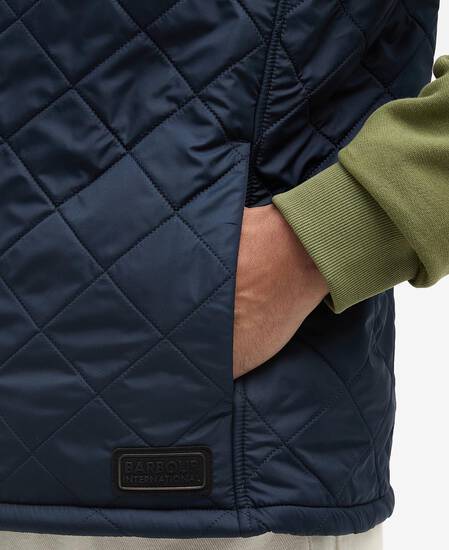Contemporary Ariel Polarquilt Gilet Navy