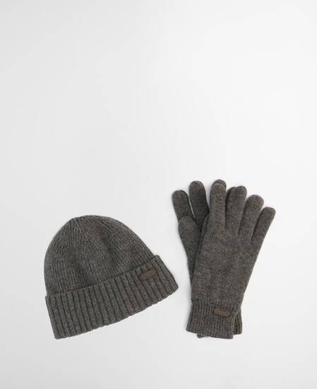 Carlton Beanie and Gloves Gift Set Grey