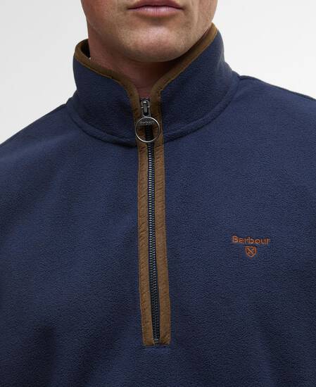 Harwood Half-Zip Fleeced Gilet Navy