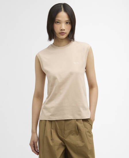 Rowane Sleeveless Top Pebble Pink