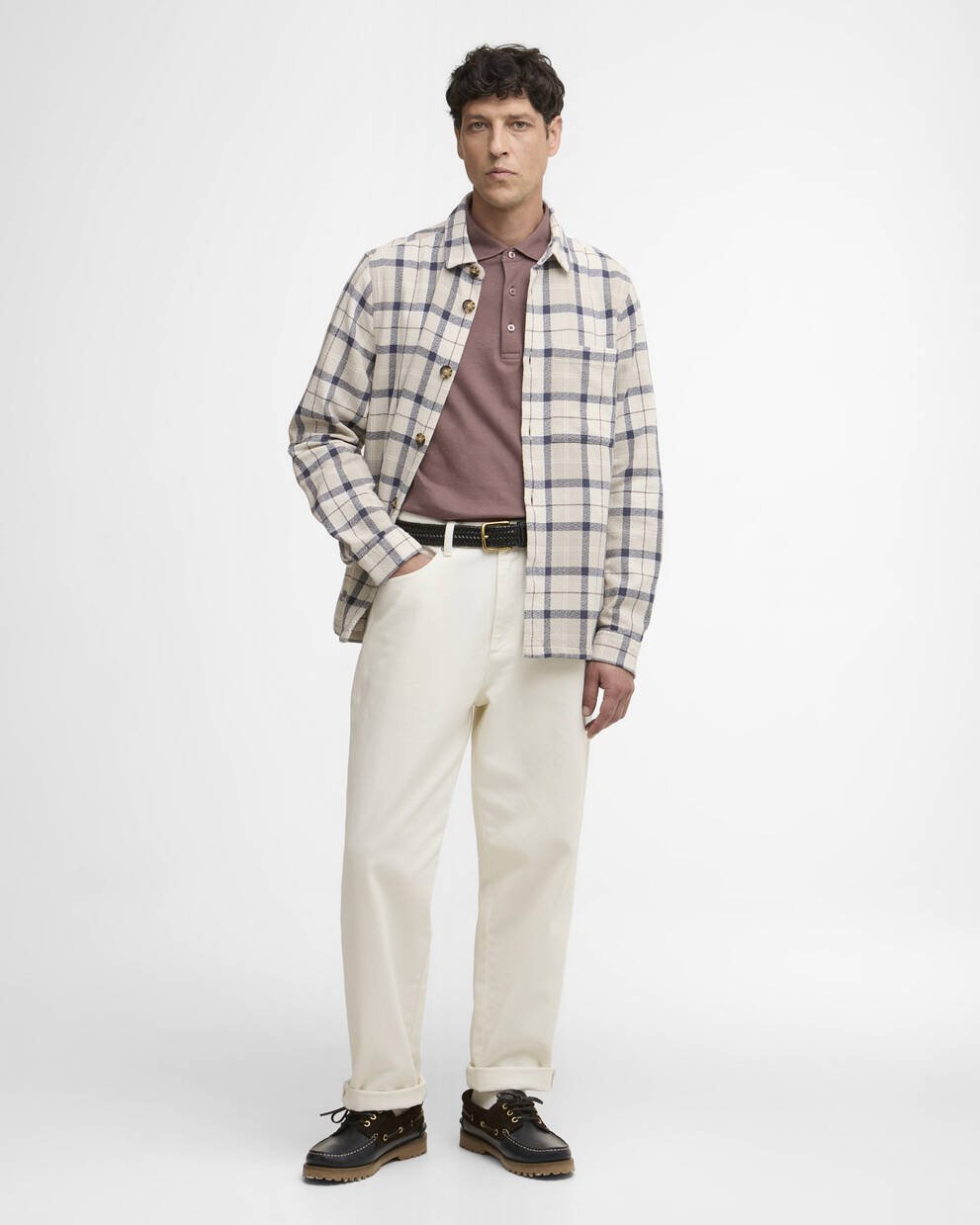 Vennel Textured Tartan Overshirt