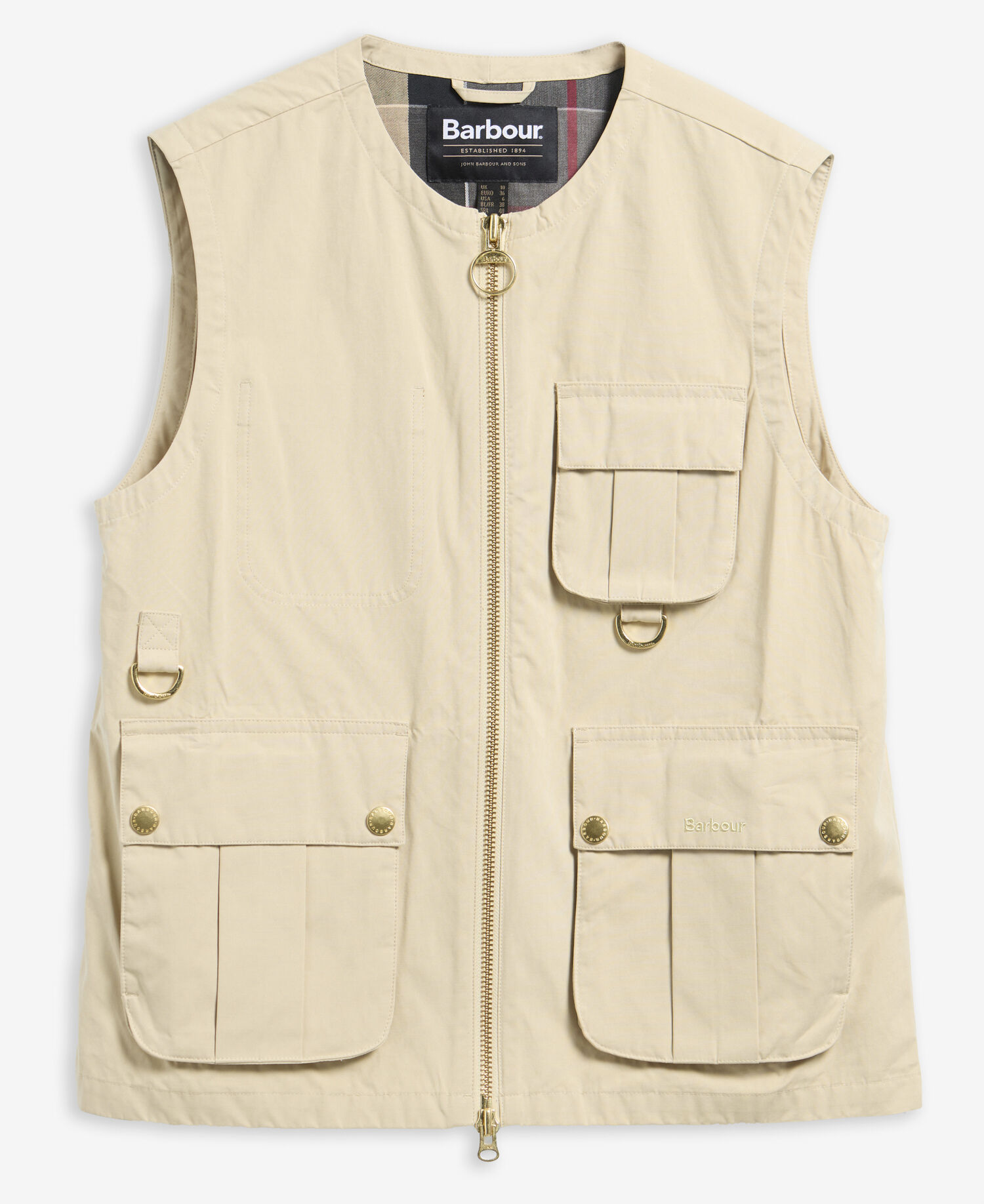 Gwen Gilet Pale Khaki / Dress