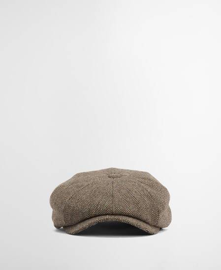 Fyne Tweed Baker Boy Cap Brown