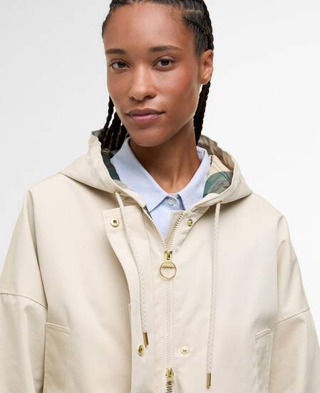 Thixendale Showerproof Jacket Oatmeal/Ancient Tartan