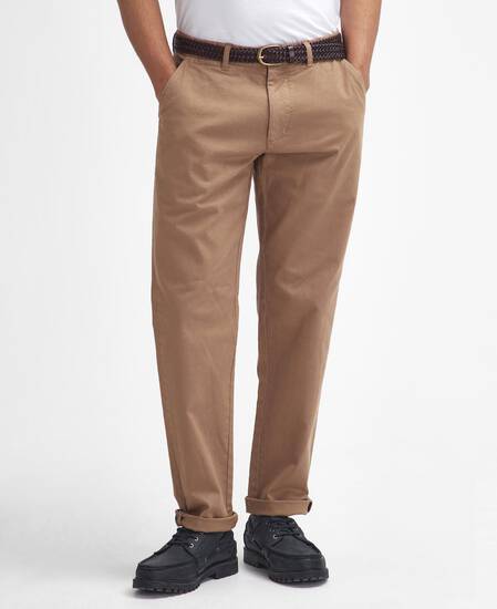 Washed Stretch Tailored Trousers Stone Washed Stretch Tailored Trousers Stone