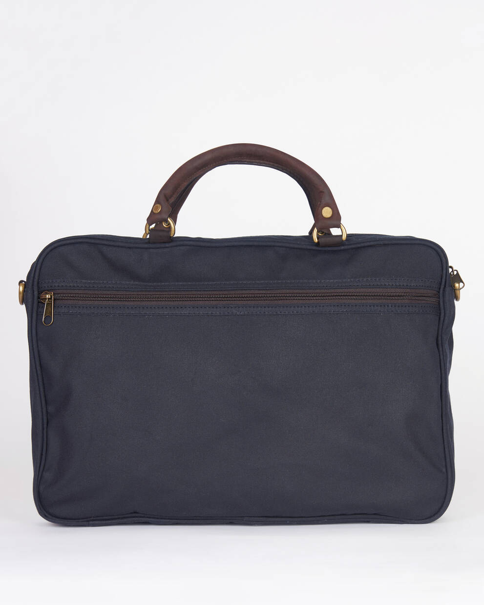 Waxed Leather Briefcase
