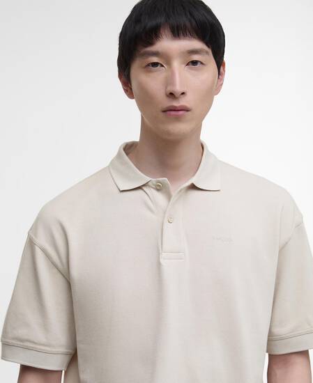 Hexham Oversized Polo Shirt Mist