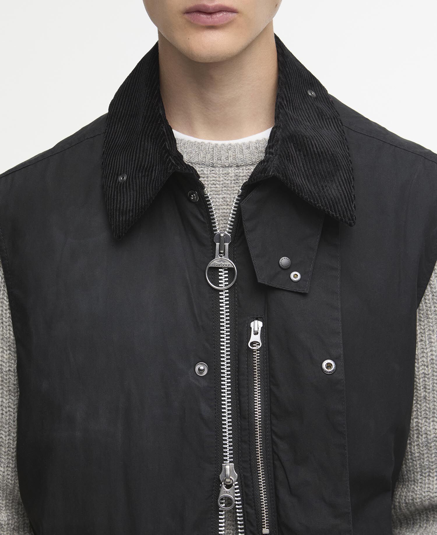 Gilet casual Bedale Barbour x Margaret Howell Black