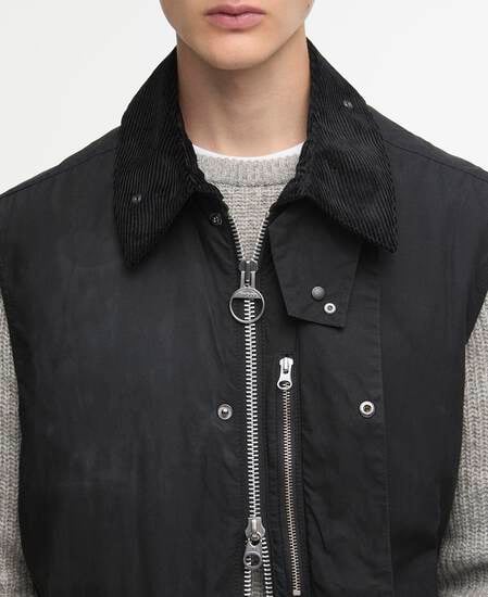 Barbour for Margaret Howell Bedale Casual Gilet Black