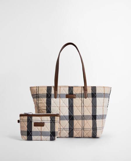 Wetherham Quilted Tartan Tote Bag