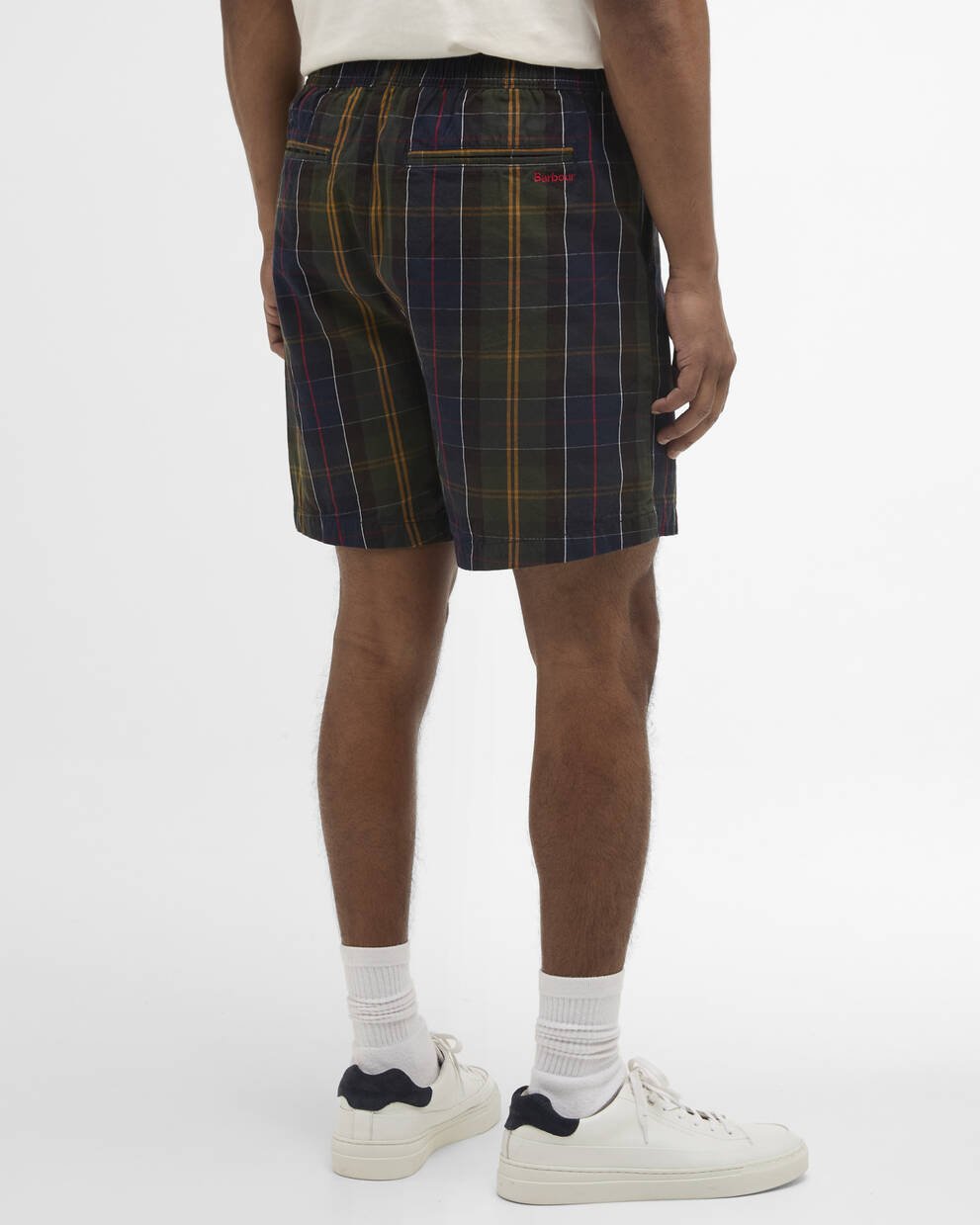 Shorts in tartan con vestibilit&agrave; comoda
