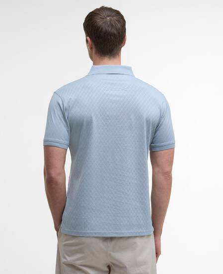 Sutton Tailored Polo Shirt Mineral Blue