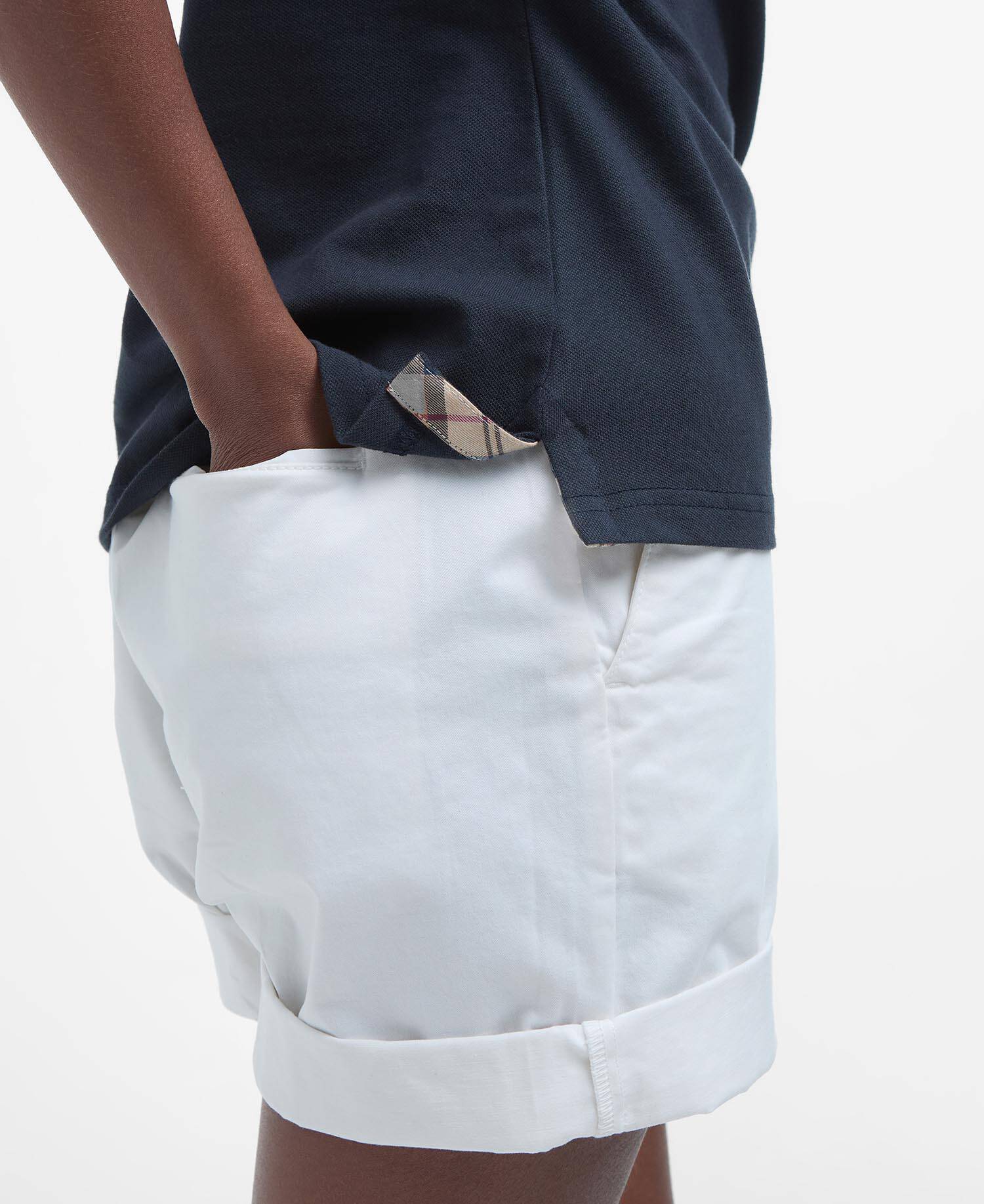 Malvern Short-Sleeved Polo Shirt Navy/Hessian image number 4