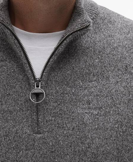 Essential Tisbury Half-Zip Jumper Classic Grey