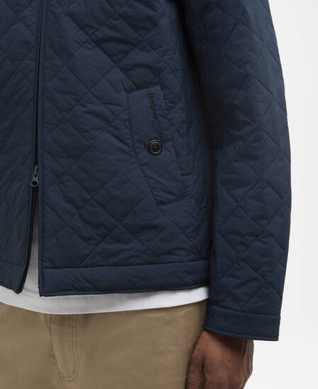 Tyneside Quilted Jacket Navy