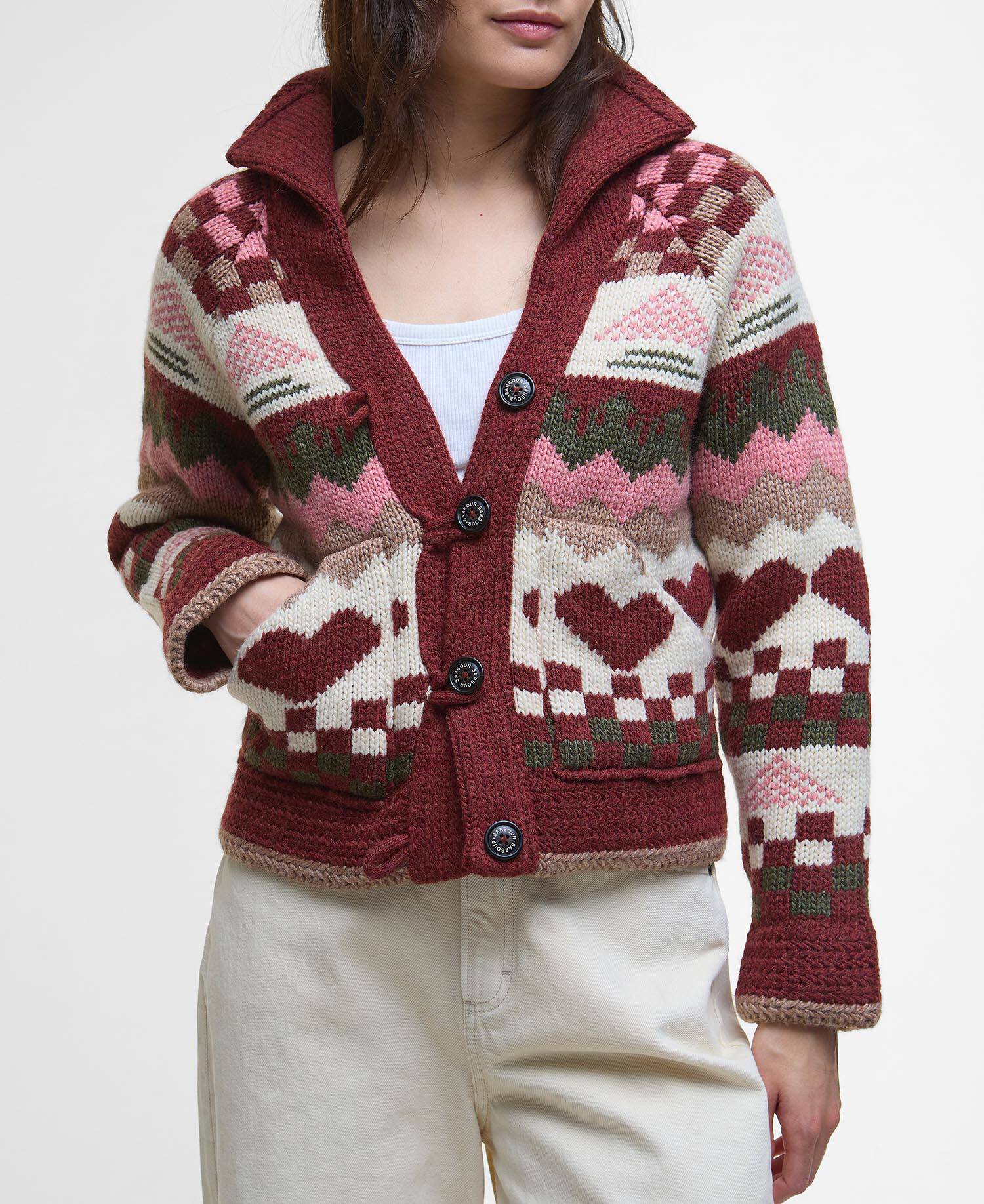 Ruby Fair Isle Cardigan image number 3