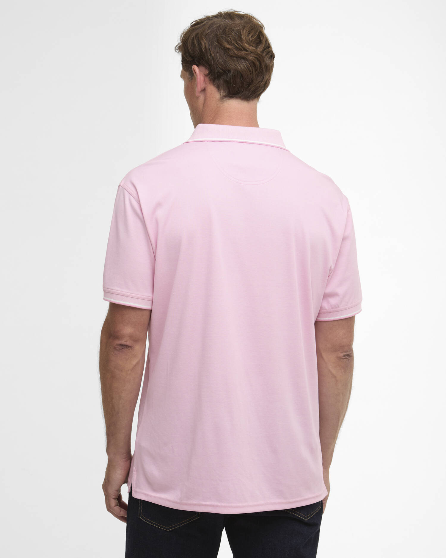 Heydon Short-Sleeved Polo Shirt Pink image number 2