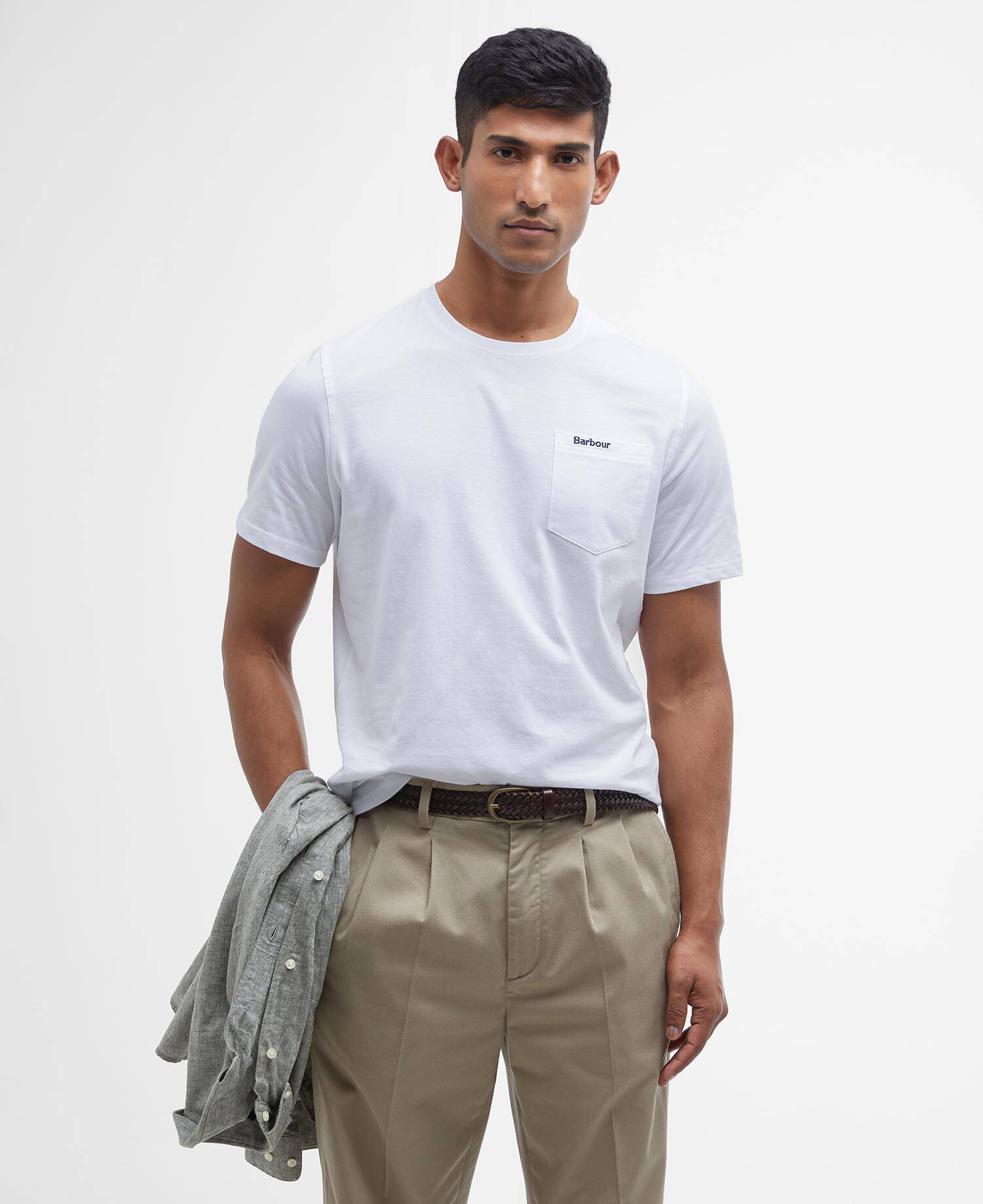 Langdon Pocket T-Shirt Classic White image number 0