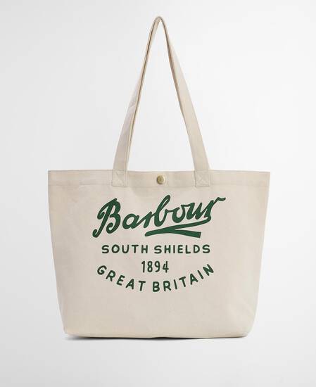 Script Tote Bag Natural