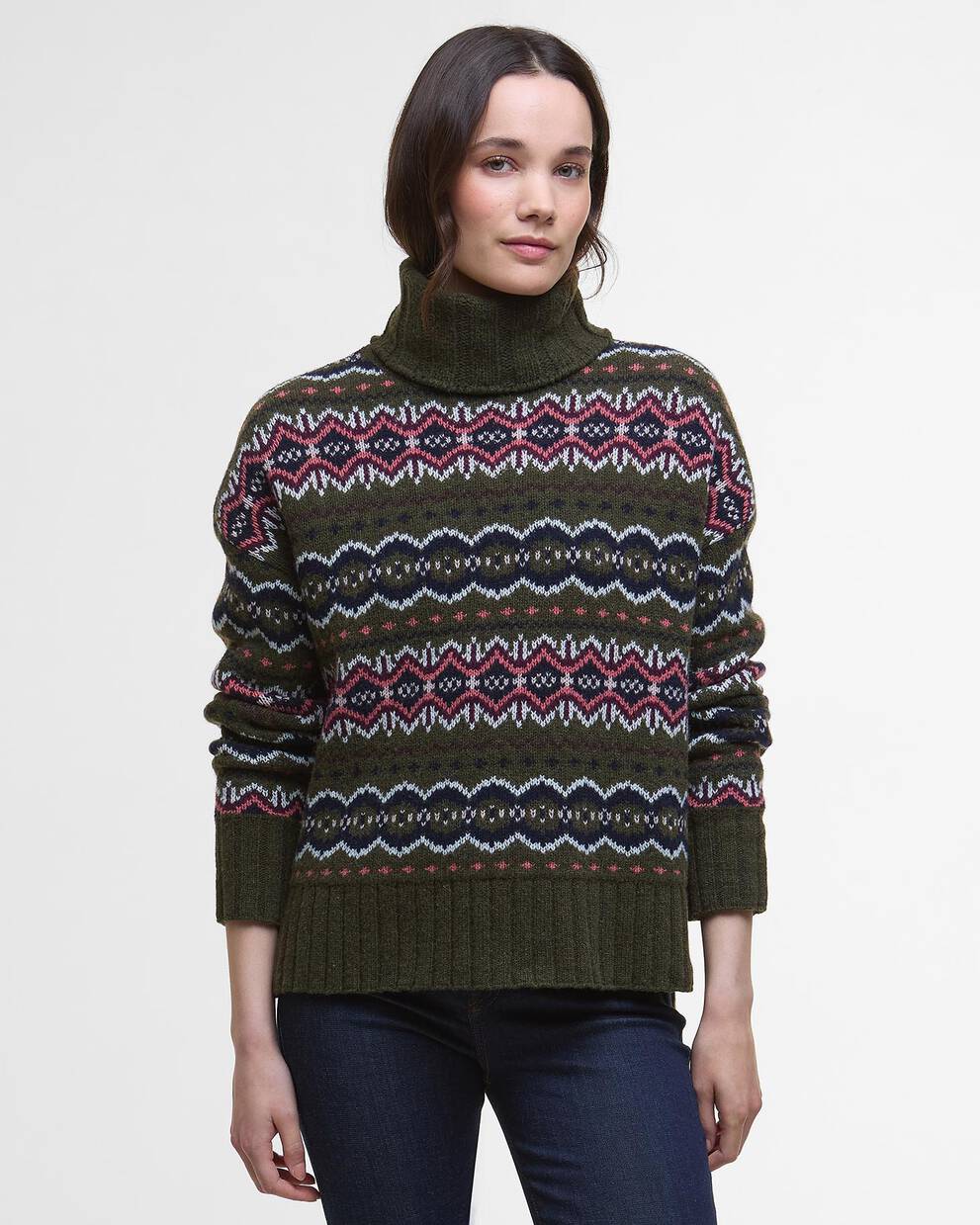 Helen Fair isle Roll-Neck Jumper