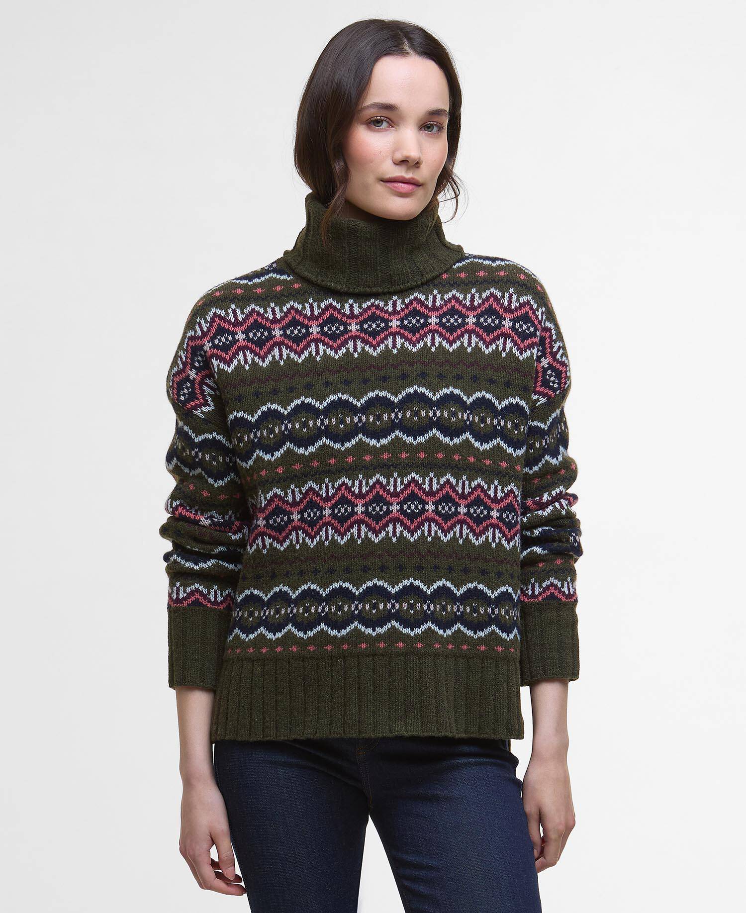 Helen Fair isle Roll-Neck Jumper image number 0