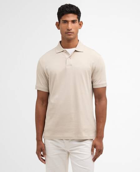 Hylton Short-Sleeved Polo Shirt Mist