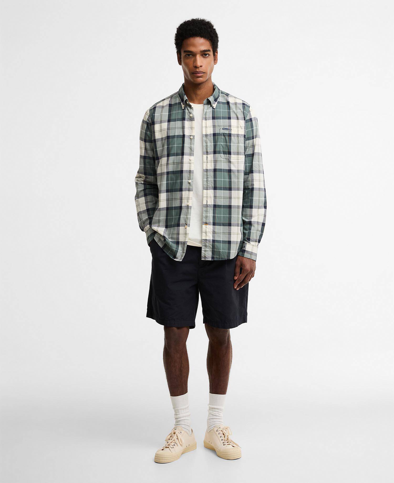 Rawley Tailored Long-Sleeved Shirt Meadow Brook Tartan image number 1