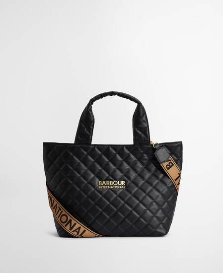 Battersea Quilted Mini Tote Bag Classic Black