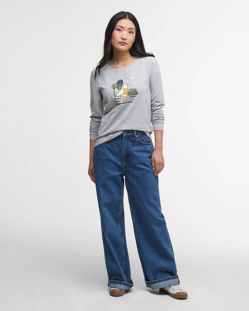 T-shirt Lossie a maniche lunghe