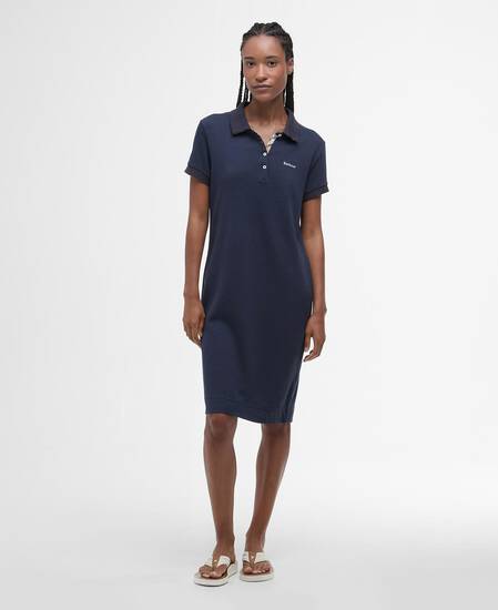Polo Shirt Midi Dress Classic Navy