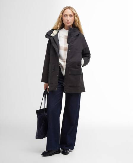 Winter Beadnell Waterproof Jacket Black-Ancient