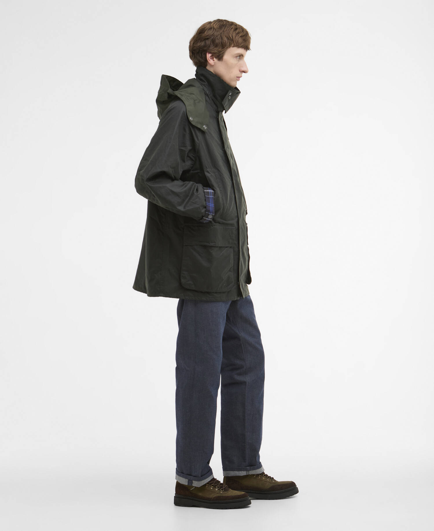 Barbour x ARKET Fairgame Waxed Jacket image number 1