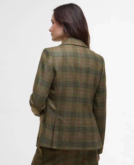 Blazer in lana Carlby leggermente aderente Arabesque/Brown