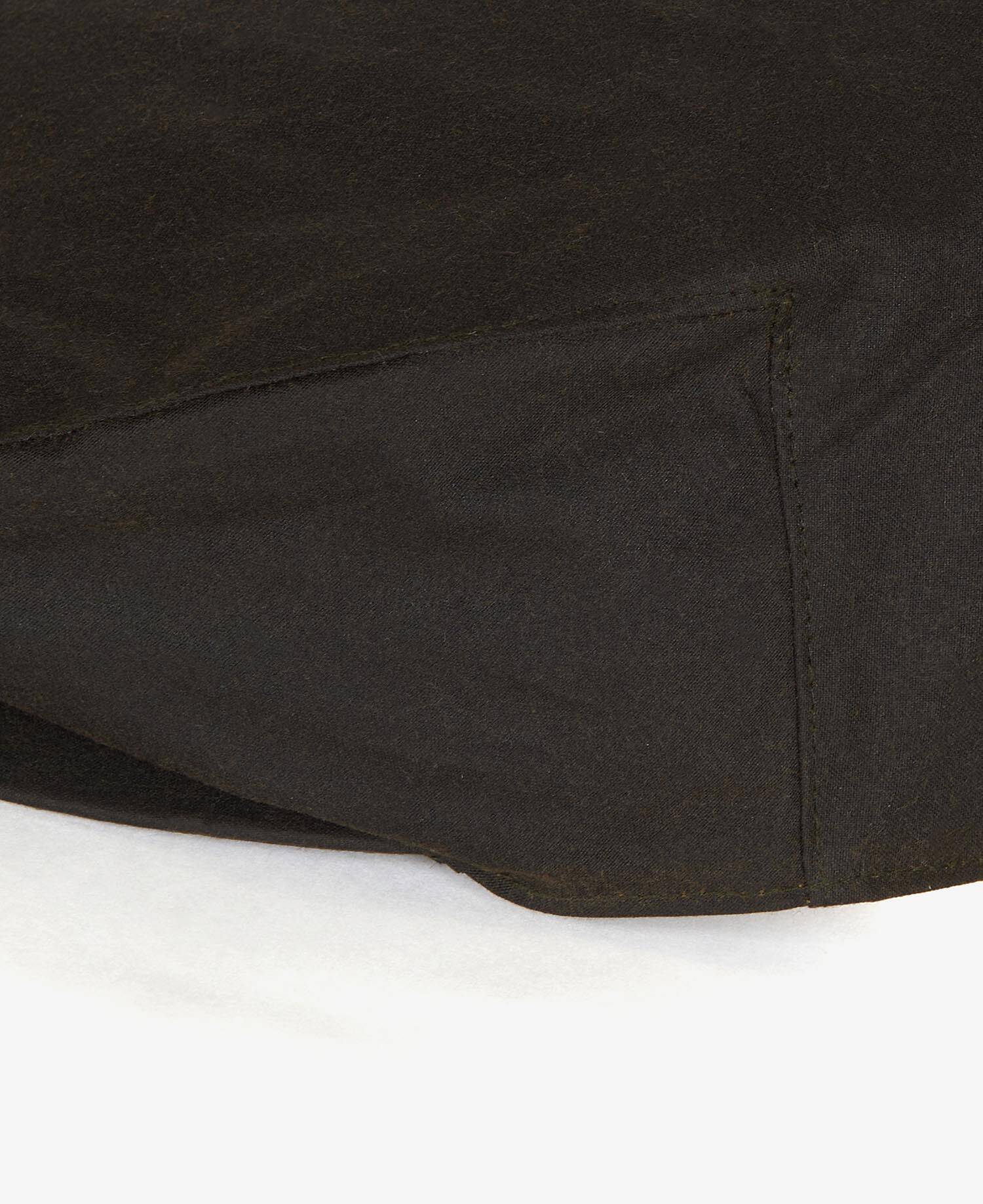 Waxed Flat Cap Olive image number 3