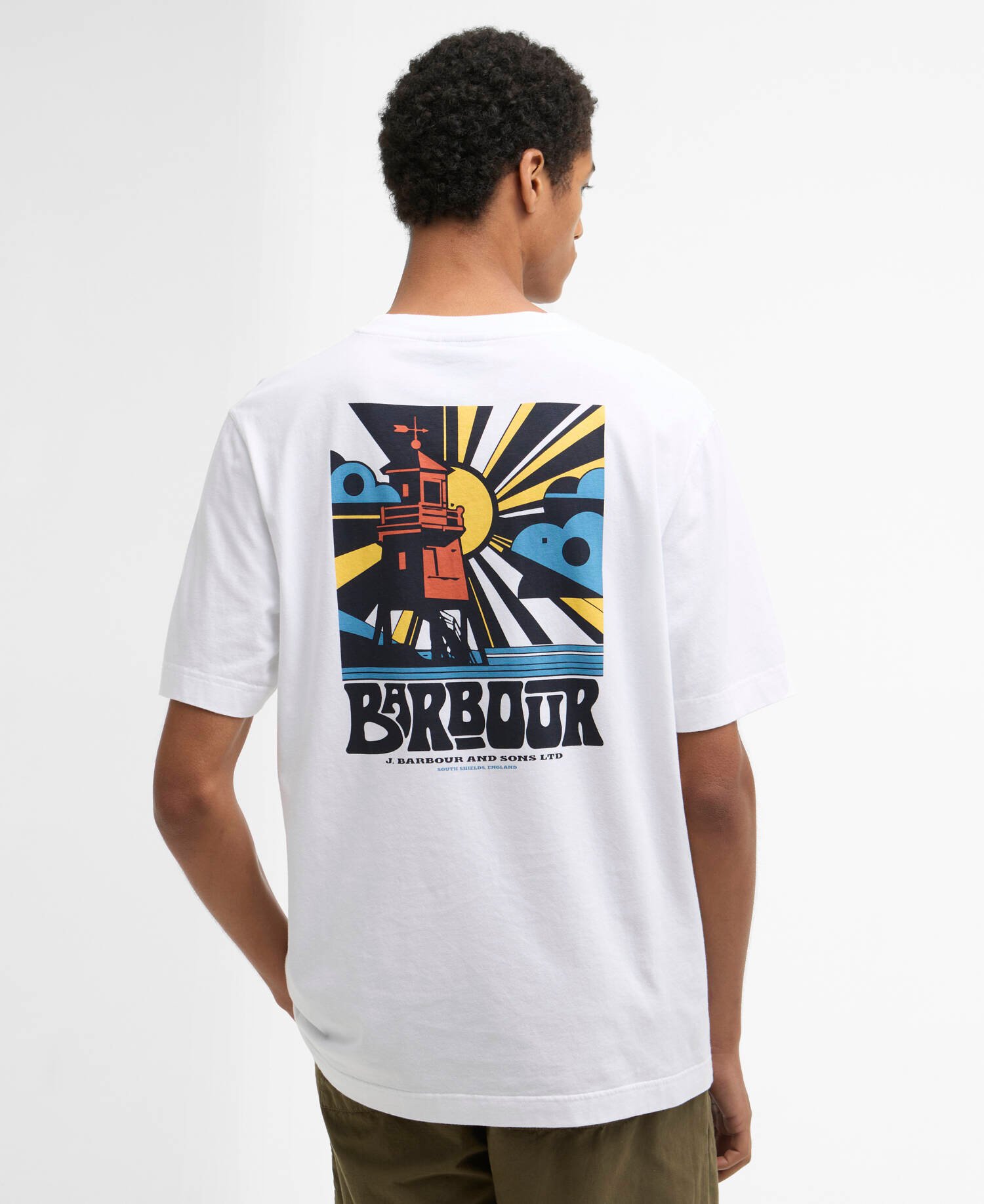 T-shirt con stampa Frome dalla vestibilit&agrave; comoda White image number 2