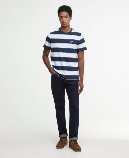 Meldon Stripe T-Shirt Navy