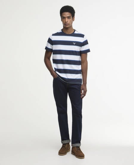 Meldon Stripe T-Shirt Navy