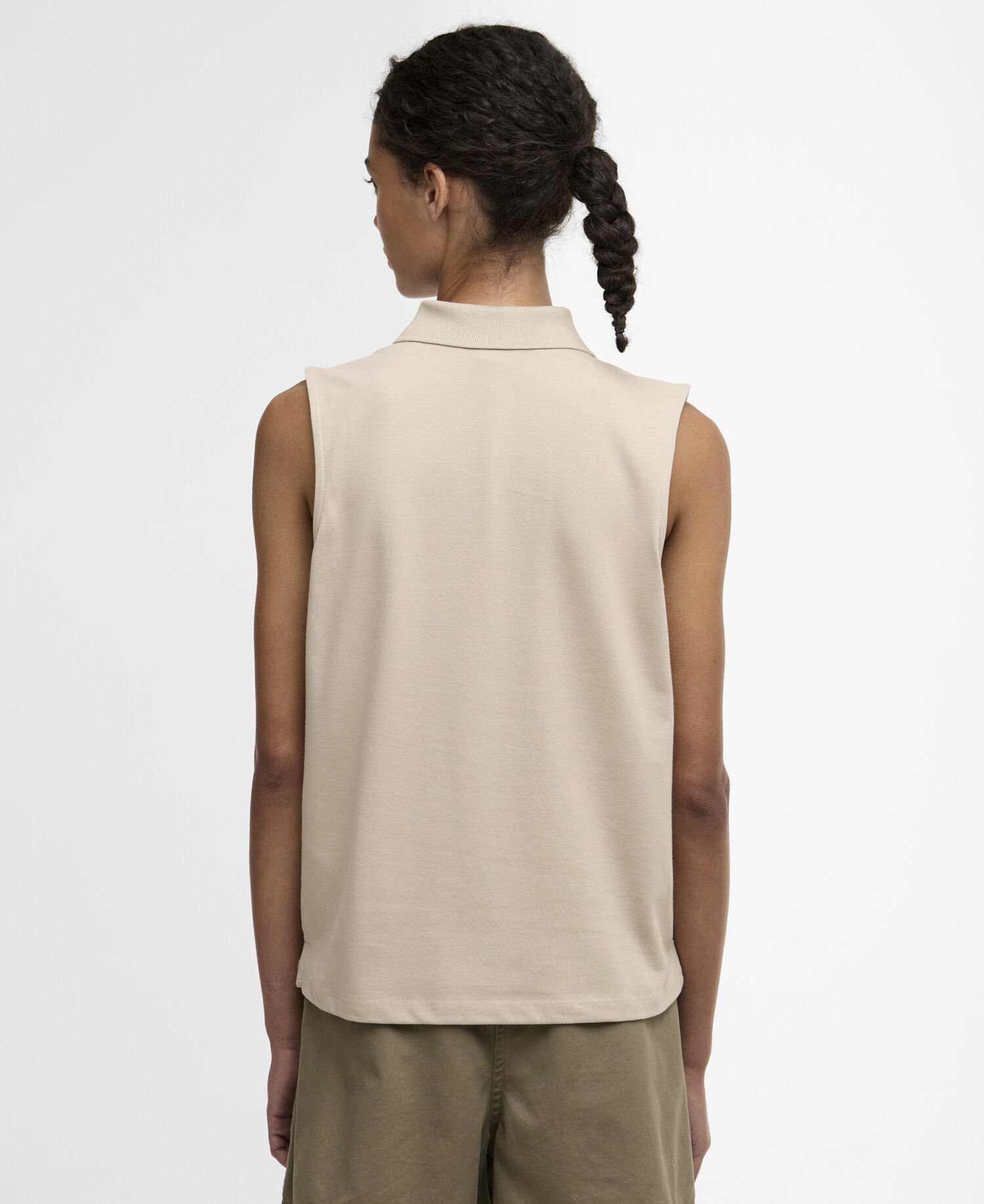 Poloshirt Bowford Sleeveless Light Sand