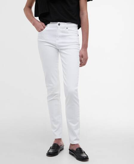 Essential Slim Trousers Classic White